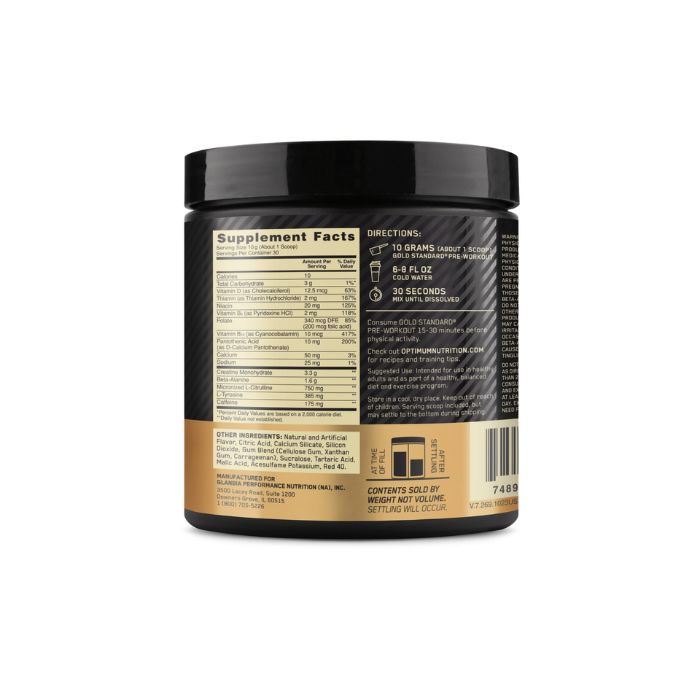 PRE-WORKOUT 300G ON OPTIMUM NUTRITION