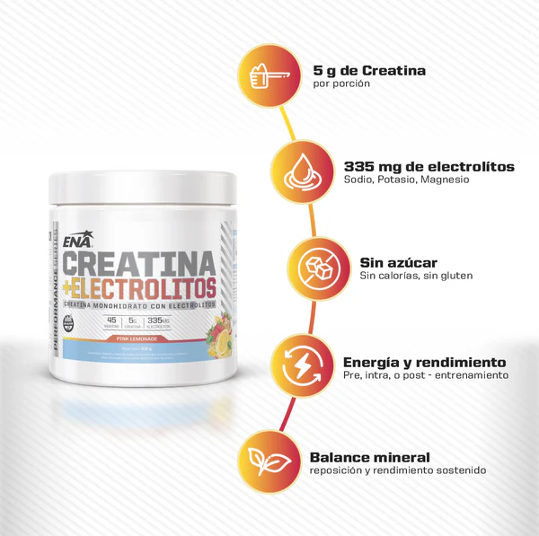 CREATINA + ELECTROLITOS 302g ENA