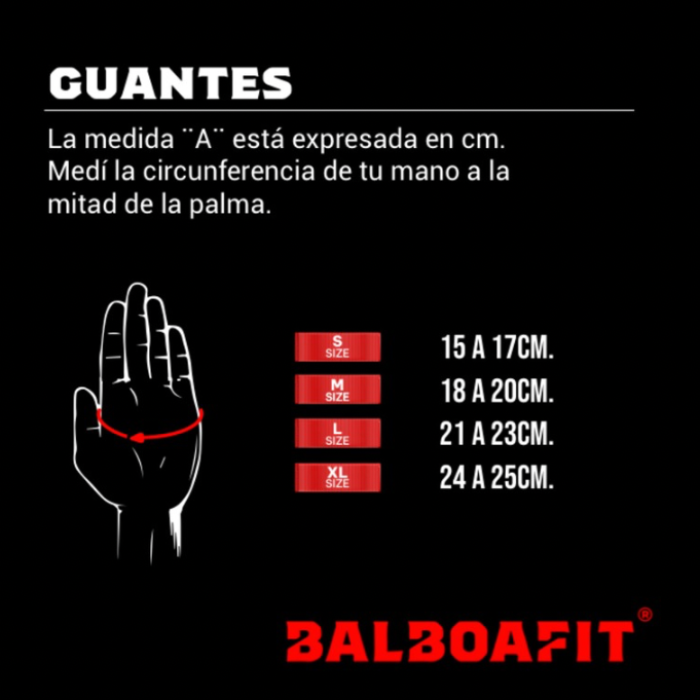 GUANTE CUERO NATURAL-BALBOAFIT