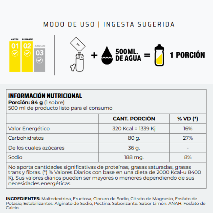 SPORT FUEL SOBRE X 84GR- NUTREMAX
