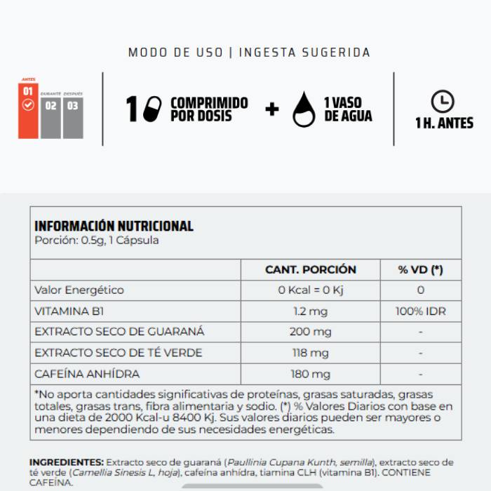 CAFEINA 200 NUTREMAX