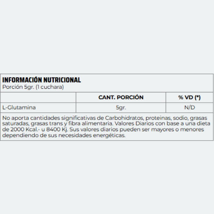 GLUTAMINA X 200G  - NUTREMAX