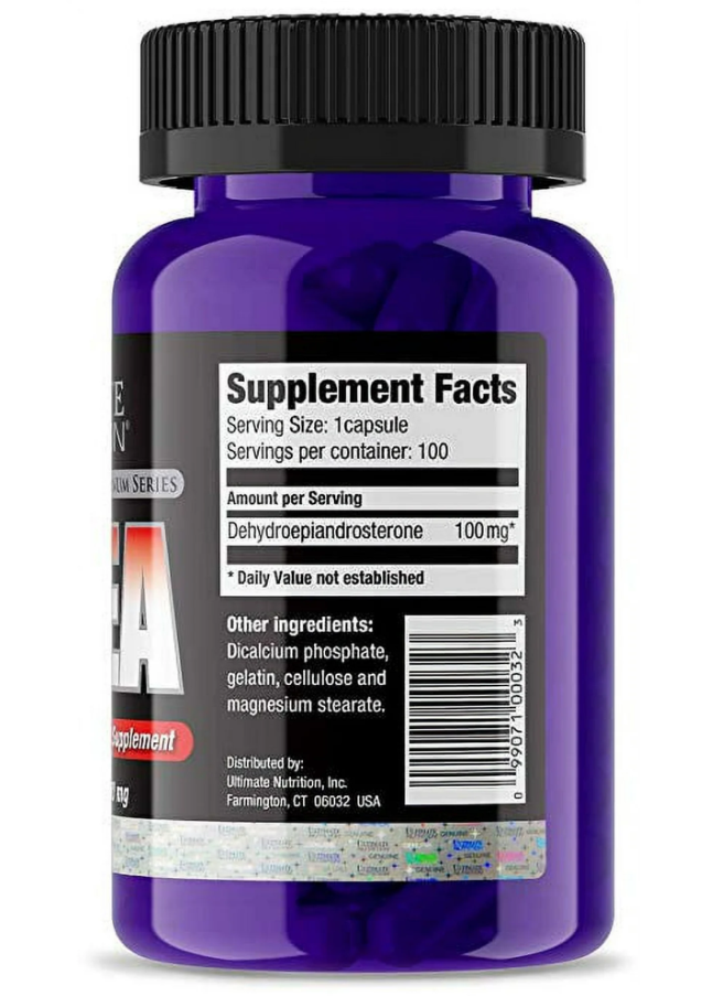 DHEA 100mg 100 CAPS ULTIMATE NUTRITION