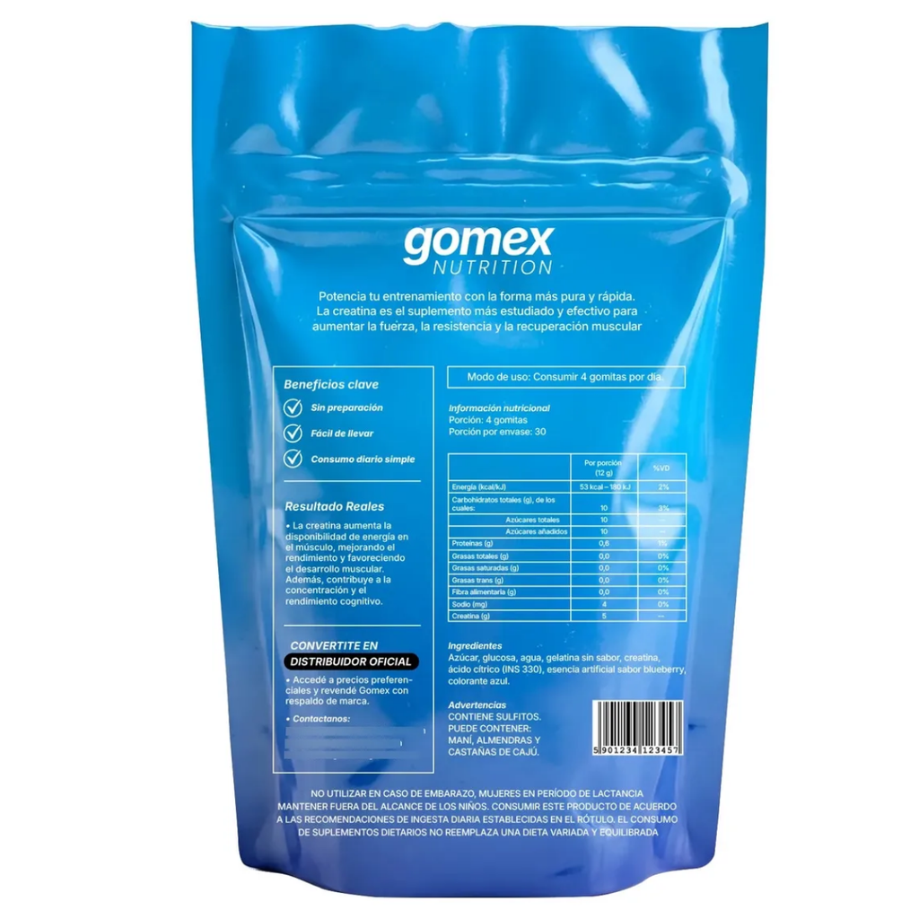 Gomitas de Creatina GOMEX