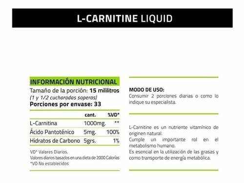 L-CARNITINE LIQUID 500 cm3 STAR NUTRITION