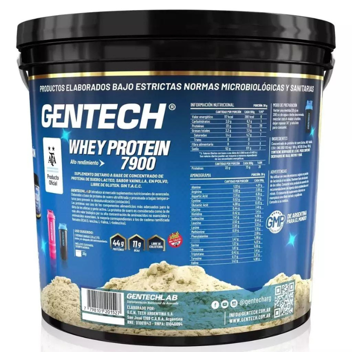 PROTEINA WHEY PROTEIN 7900 X 3kg MONSTER SIZE GENTECH