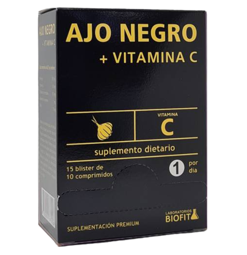 BLISTERA AJO NEGRO + VIT.C 15 B 10 C BIOFIT