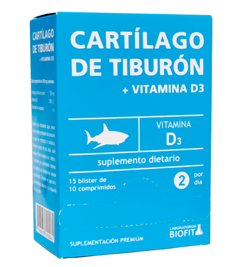 BLISTERA CARTILAGO DE TIBURON 15 B 10 COMP BIOFIT