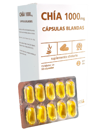 BLISTERA CHIA 1000 MG 15 B 10 CAPSULAS BIOFIT