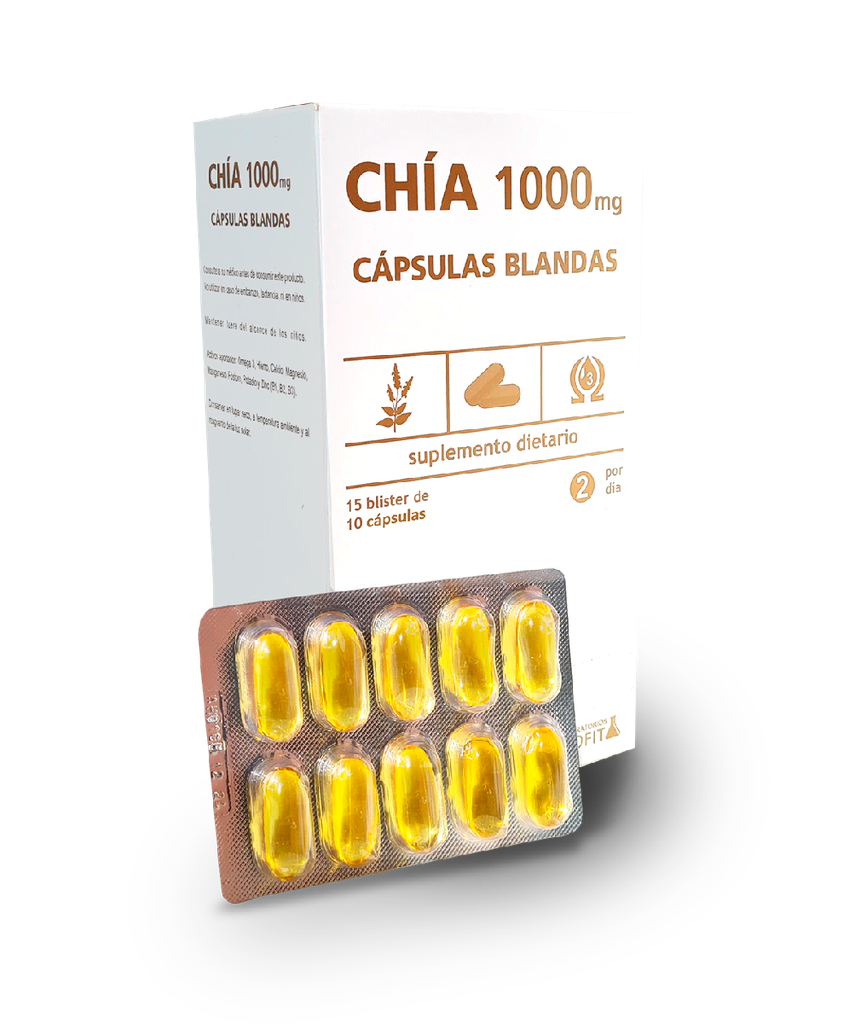 BLISTER CHIA 1000 MG 10 CAPSULAS BIOFIT