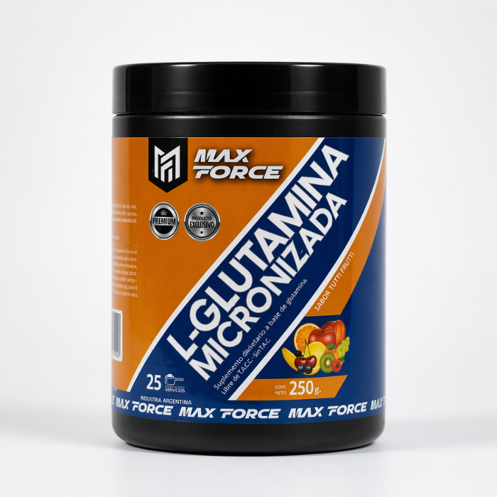 GLUTAMINA 250G MAX FORCE TUTTI-FRUTTI