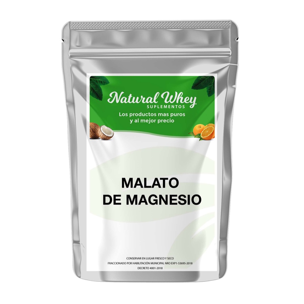 MALATO DE MAGNESIO QUELADO PURO X 20G NATURAL WHEY