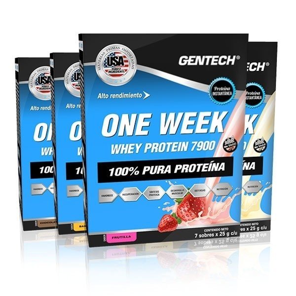 SOBRE ONE WEEK PROTEINA WHEY PROTEIN 7900 GENTECH