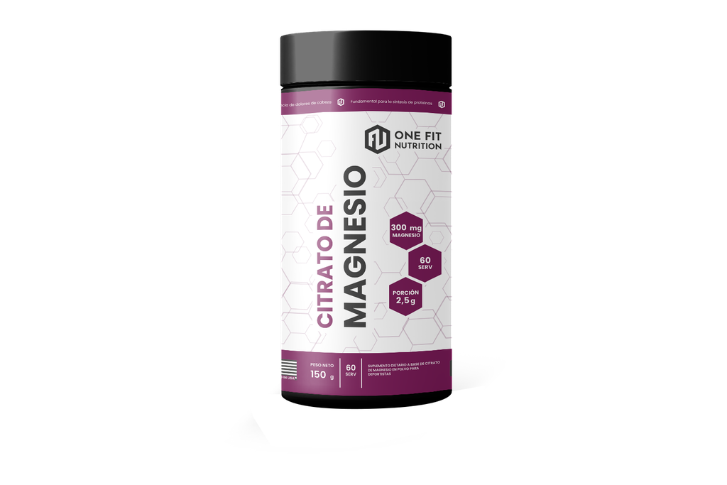 CITRATO DE MAGNESIO 150gr ONE FIT NUTRITION