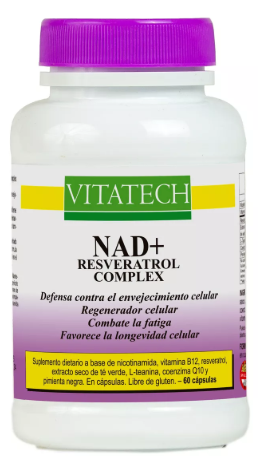 NAD + RESVERATROL COMPLEX 60COMP VITATECH