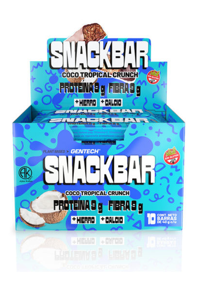 CAJA X 10 BARRITAS SNACK BAR GENTECH