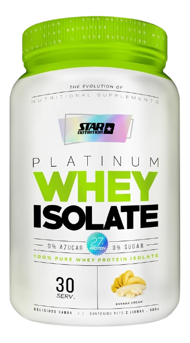 PLATINUM WHEY ISOLATE PROTEINA 2lbs STAR NUTRITION