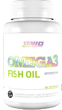 OMEGA 3 FISH OIL X 60 CAPS  STAR NUTRITION