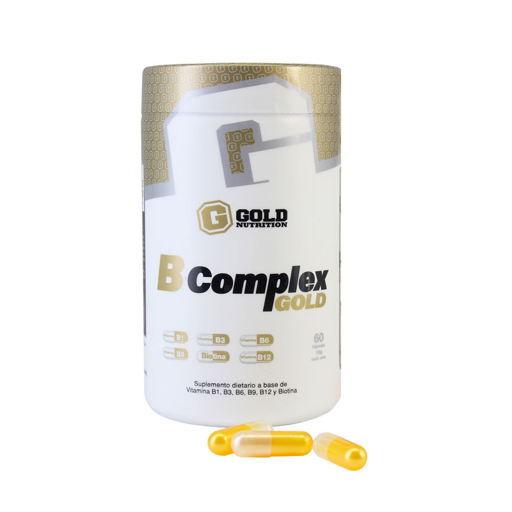 COMPLEX B - 60 CAPS - GOLD NUTRITION