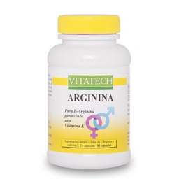 [7798139074742] ARGININA + VIT E 30 COMP VITATECH 