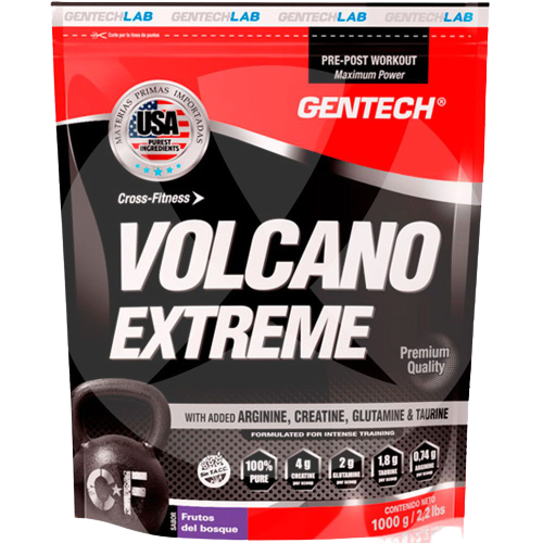 POST ENTRENO VOLCANO EXTREME X 1200Grms GENTECH  PROMO VENC 07/24