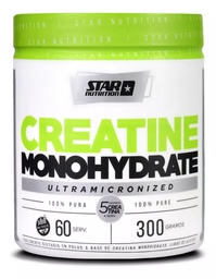 [338] CREATINA MONOHYDRATE EEUU 300gr STAR NUTRITION