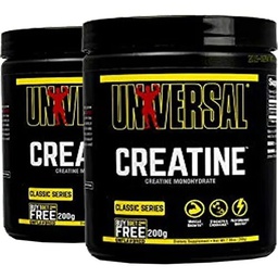 CREATINA POLVO 200gr+200gr UNIVERSAL NUTRITION