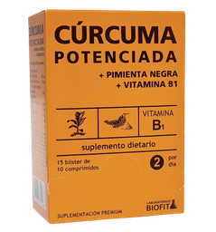 BLISTERA CURCUMA POTENCIADA BIOFIT 150 COMP