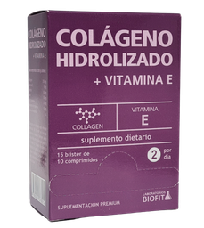 BLISTERA COLAGENO HIDRO 15 B 10 C VIT E BIOFIT