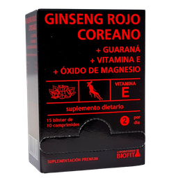 BLISTERA GINSENG ROJO COREANO 15 B 10 COMP BIOFIT