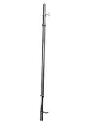 [BART-T150] BARRA 1,50 mts CROMADA