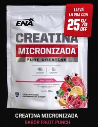 CREATINA MICRONIZADA FRUIT PUNCH 300g ENA