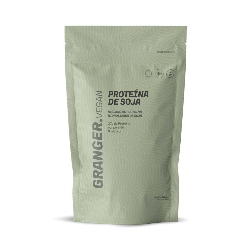 PROTEINA VEGANA DE SOJA GRANGER 750g PROMO VENC (SABOR NEUTRO) 06/10/23  (FRUTOS ROJOS) 27/10/23