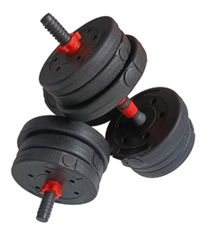 [SET-MD20] Set 2 Mancuernas y Discos 20kg