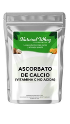 ASCORBATO DE CALCIO (VITAMINA C NO ACIDA) 100gr NATURAL WHEY