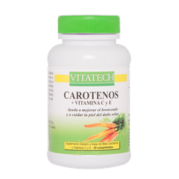 [7798139072311] CAROTENOS 30 COMP VITATECH