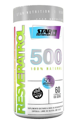 RESVERATROL 500 60 CAPS STAR NUTRITION